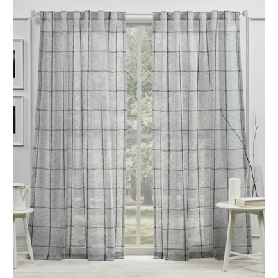 Lauren Ralph Lauren Rubin Sheer Back Tab Rod Pocket Curtain Panel Reviews Wayfair Canada